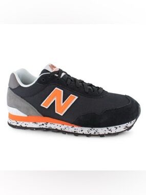 New Balance ML515 BT3 Men's Black/Orange/Grey Athletic Shoes